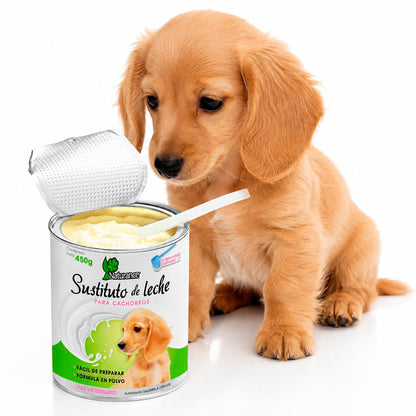 Naturance Sustituto de Leche para Perro Cachorro con Cuchara Medidora 450 g