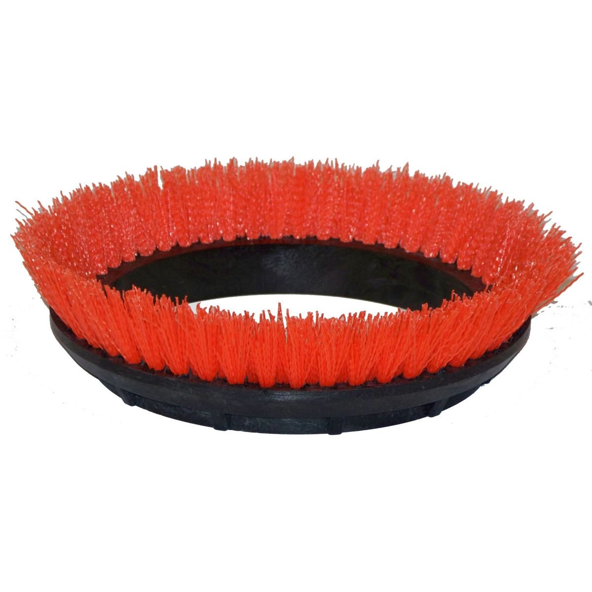 BISSELL BigGreen Commercial 237.047BG Cepillo exfoliante, 0.08 pulgadas de diámetro de cerdas de polipropileno engarzado para máquina de piso BGEM9000 Easy Motion, 30.48 cm, color naranja