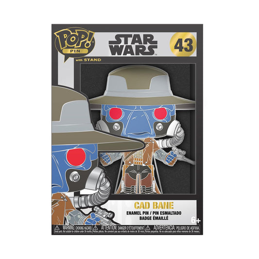 Funko Star Wars: Clone Wars Large Enamel Pin - Cad Bane | Mercancía Oficial de Ciencia Ficción - Juguete Coleccionable - Idea de Regalo de Cumpleaños para Fans y Coleccionistas