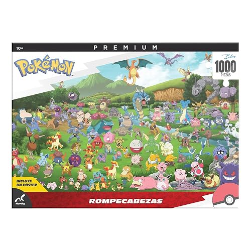 Pokémon Rompecabezas Premium, 1000 Piezas Novelty Corp