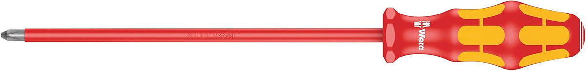 Wera Kraftform Plus VDE 162i Desarmador Aislado Phillips #1, 6" - Phillips - Phillips, #2 Head, 8" Blade