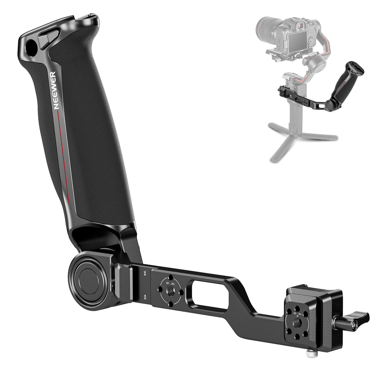 NEEWER Empuñadura Eslinga Ajustable para Gimbal DJI Ronin RS4, RS3, RS2, RSC2 - GA020