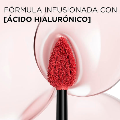 L’Oréal Paris Infaillible Le Matte Resistance Labial Líquido de Larga Duración por 16H, a Prueba de Agua, Color Intenso, con Ácido Hialurónico, Tono Wine Not