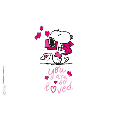 Tervis Peanuts Snoopy You are So Loved - Vaso aislado de doble pared, 16 onzas, clásico