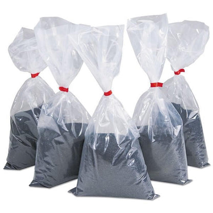 Rubbermaid Commercial Products Smokers Station - Recambio de arena, color negro, sílice, bolsa de 5 libras, paquete de 5, cenicero para control de olores en instalaciones interior/exterior