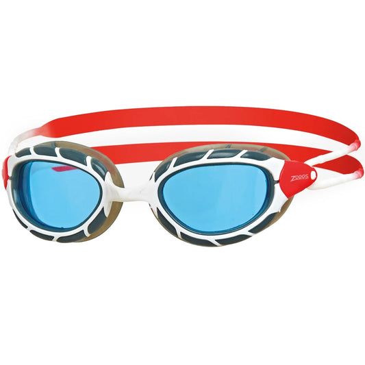 Zoggs Predator - anteojos de natación para adultos, protección UV, correas de ajuste de polea, lentes de natación sin niebla, anteojos de natación Zoggs para adultos, junta ultra ajuste