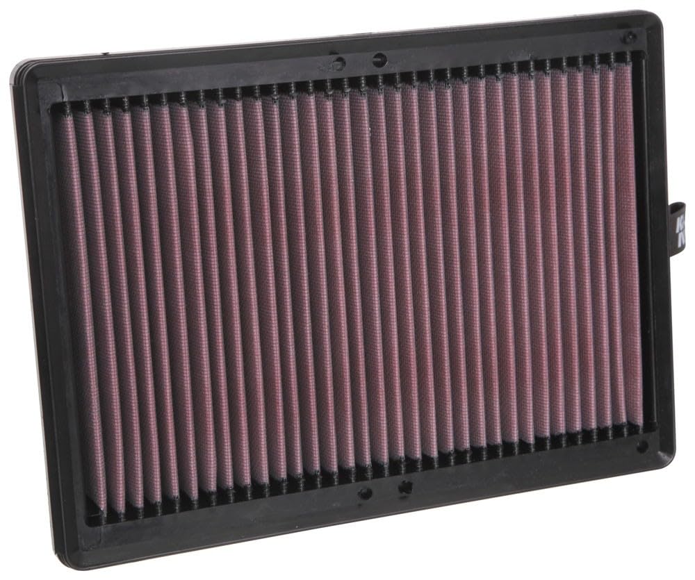 K&N Filtro de Aire 33-5075 para Hyundai Palisade, Santa Fe, Kia Carnival, Sedona, Sorento, Telluride