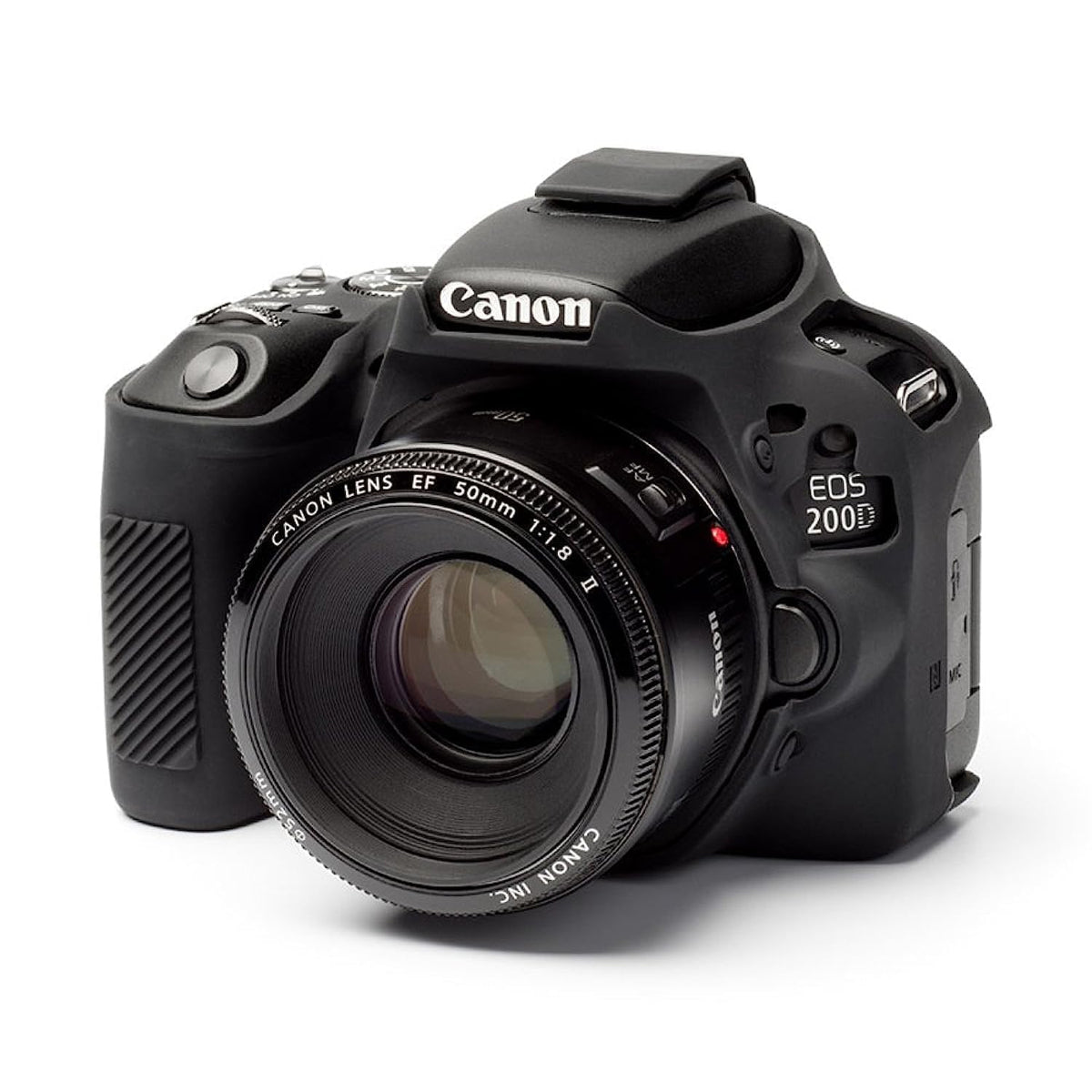 EasyCover Funda de Silicona para Cámara Canon 200D/250D - Negro