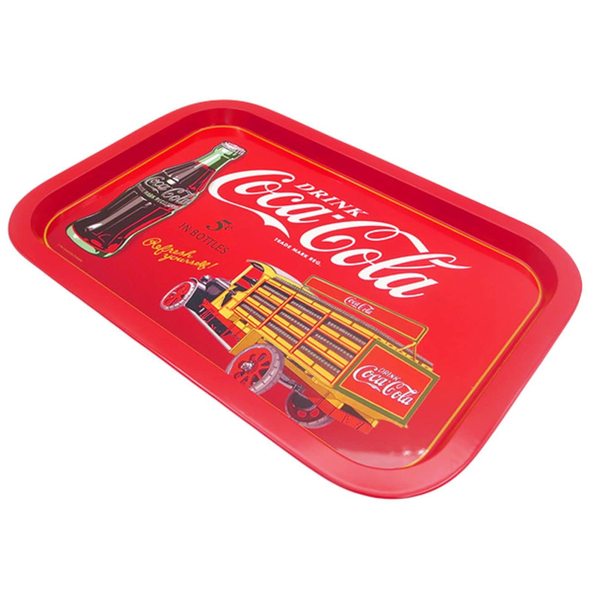 The Tin Box Company Coca Cola - Bandeja Rectangular (778417-12), Color Rojo