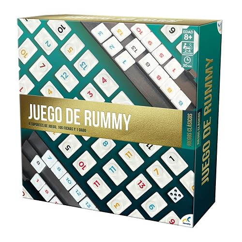 Novelty Corp - Juego de Mesa Rummy, Juego Clasico, Alta Calidad