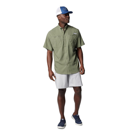 Columbia Men's Tamiami II Short Sleeve Shirt, Cool Grey