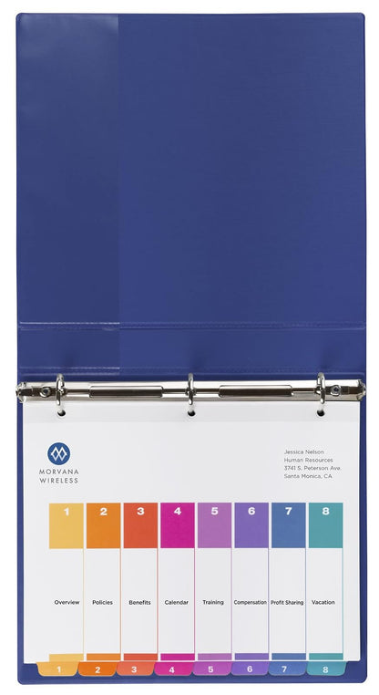 Avery Ready Index® Índices Separadores con tabla de contenido