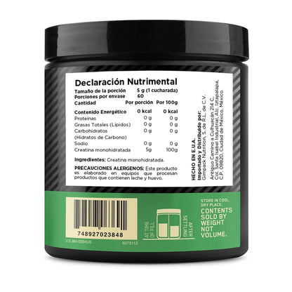 Optimum Nutrition Creatina en Polvo Sin Sabor 300G, 60 Servicios