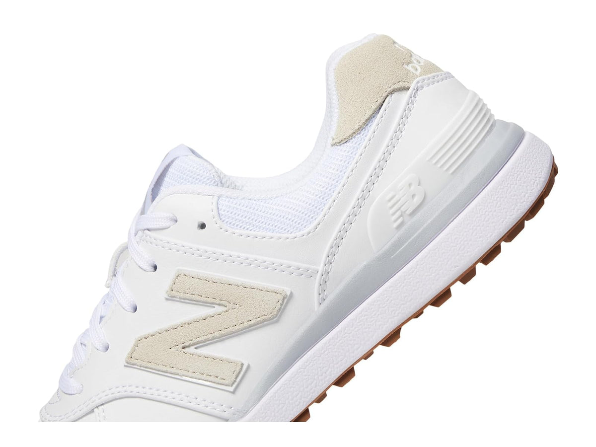 New Balance 574 Greens V2 - Tenis de Golf para Mujer, Blanco, 24.5 cm