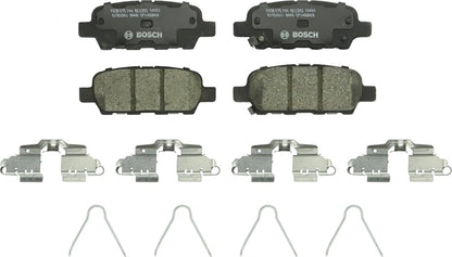 Bosch QuietCast Juego de Pastillas de Freno de Disco Cerámica BC1393 para Infiniti/Nissan