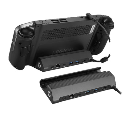 Legion Go USB-C Hub Dock para Legion Go - Base 6 en 1, expansión de Puerto, Carga, Video, Soporte Ethernet