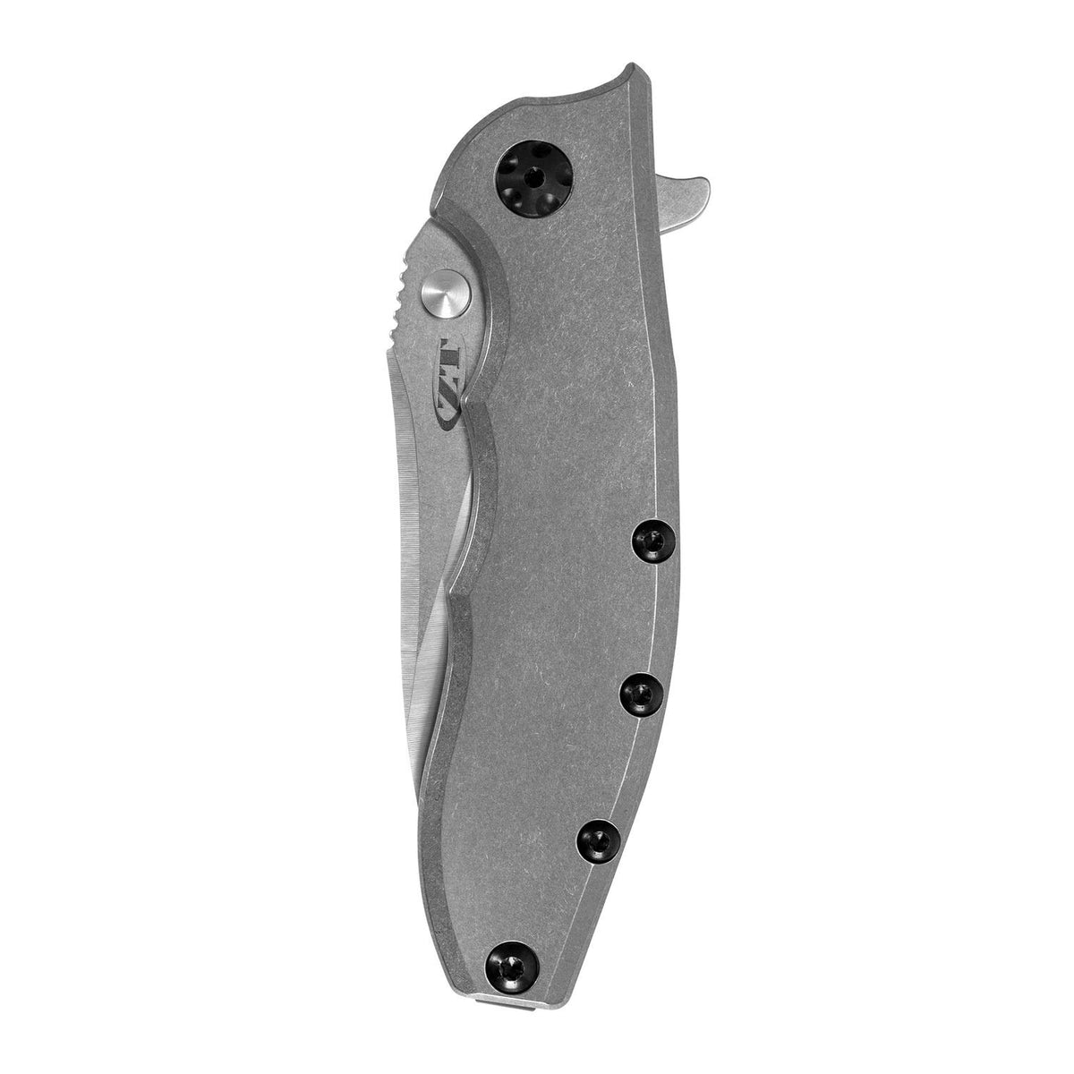 Navaja de Bolsillo obstaculizadora de tolerancia Cero; Hoja de Acero CPM 20CV de 3,5 Pulgadas, Sistema de Apertura con rodamiento de Bolas KVT, Aleta, Clip de Transporte Profundo Reversible, Mango de