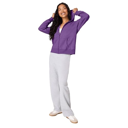 Hanes Sudadera con Capucha y Cierre Completa Ecosmart Chamarra de Calentamiento o Pista para Mujer