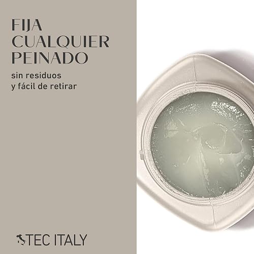 TEC ITALY Gel Della Cera 280 g | Gel de Fijación Media para Cabello | Acabado Natural y Estilizado | Acondiciona y Define Todo Tipo de Cabello | Con Aminoácidos para Brillo y Suavidad