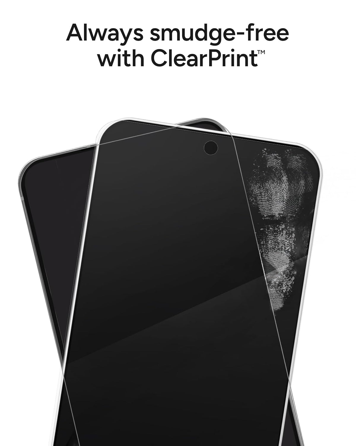 Zagg Glass+ Protector de Pantalla Samsung Galaxy S25 Ultra | Vidrio brillante, resistente a arañazos, 1 pieza, protección 3x más fuerte