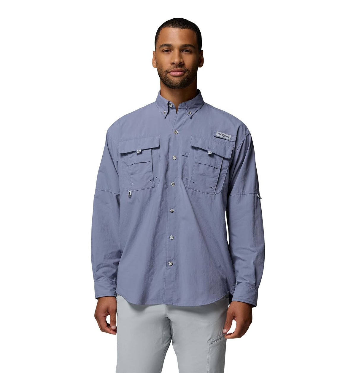 Columbia PFG Bahama II Camisa de Pesca UPF 30 Manga Larga Hombre - 2XS - New Moon