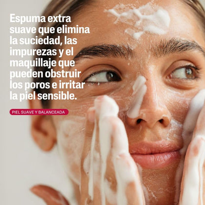 Cetaphil Pro AR Calm Control Espuma de Limpieza Facial Piel Sensible 236 ml | Con glicerina, alantoína y cafeína; limpia sin resecar, alivia ardor, comezón y suaviza piel con tendecia a enrojecimiento.