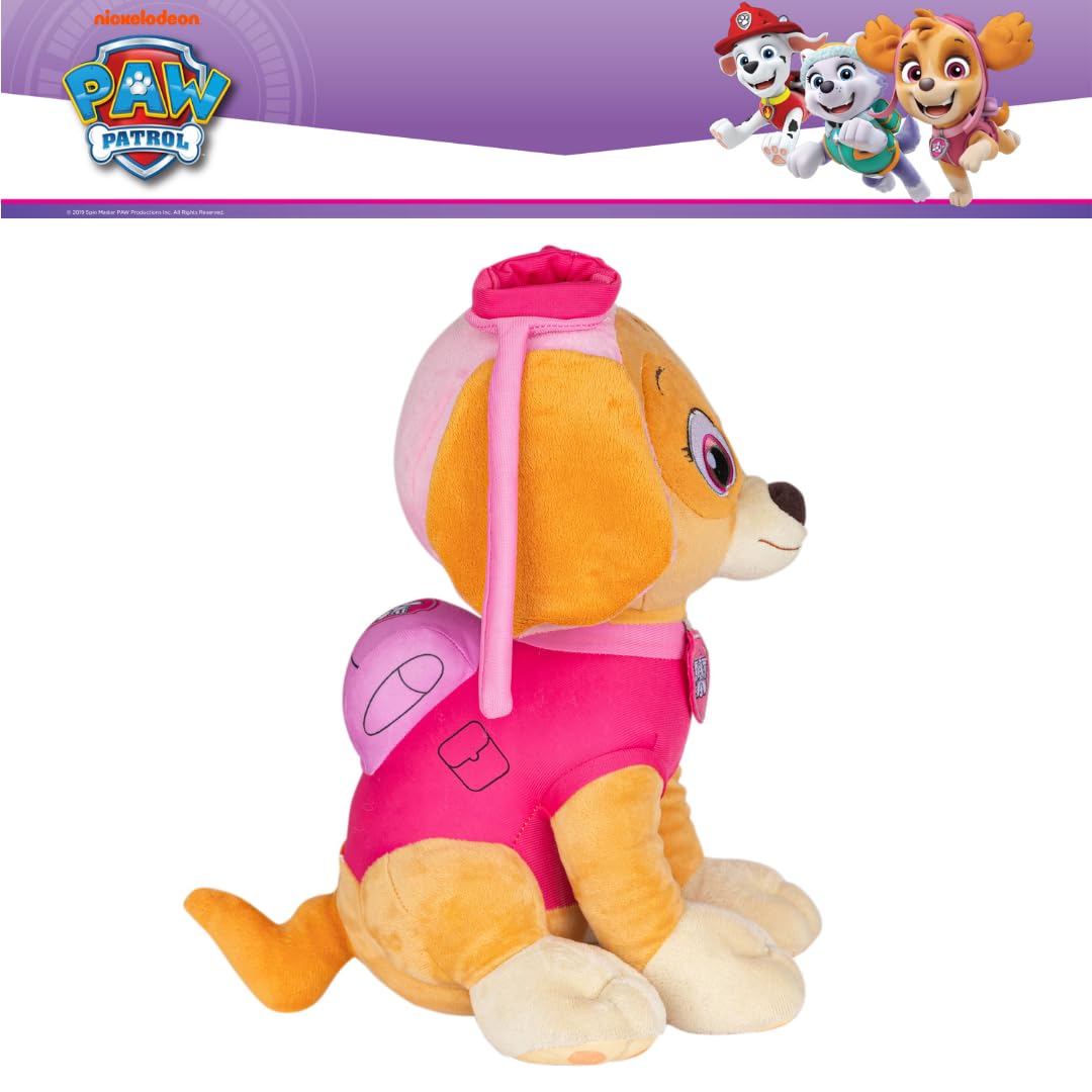 Paw Patrol Skye - Ropa de Cama para niños, súper Suave, Almohada de Felpa, Talla única, Producto Oficial de Nickelodeon de Franco