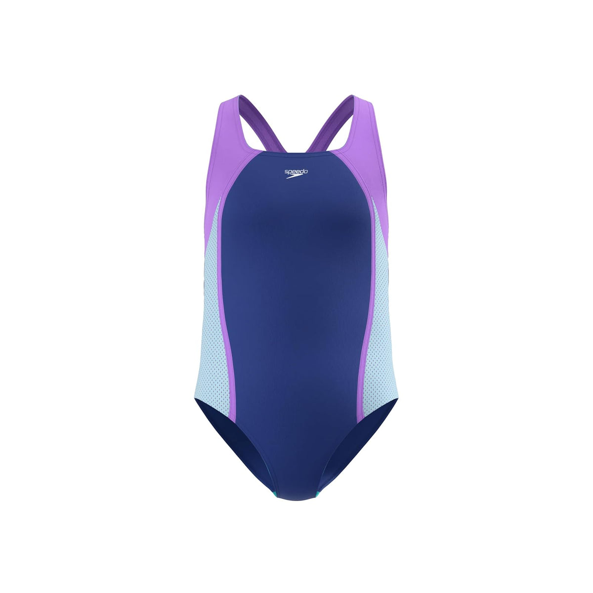 Speedo - Correa Gruesa de Malla para niñas, una Pieza