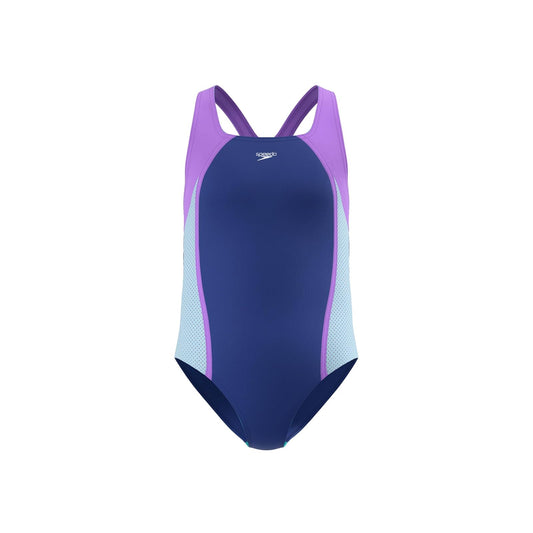 Speedo - Correa Gruesa de Malla para niñas, una Pieza