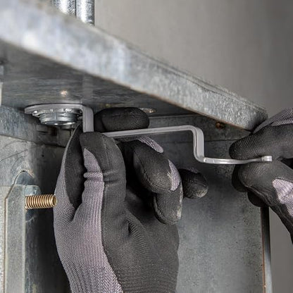 Klein Tools 50900R Juego de llaves de bloqueo de conductos, aprieta y afloja las tuercas de seguridad en espacios reducidos, 1/2, 3/4 y 1 pulgada, curvas de compensación, 3 piezas