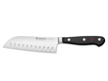 WÜSTHOF Classic - Cuchillo Santoku 5" (14 cm), Cuchillo Profesional estilo Japonés, Fabricado en Solingen Alemania