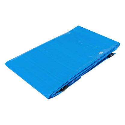 Truper Lona Reforzada con Ojillos de Aluminio - Lona - 3 x 5 m - Azul