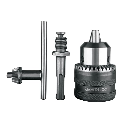 Truper BRO-1/2S Broquero con llave 1/2" con adaptador SDS Plus