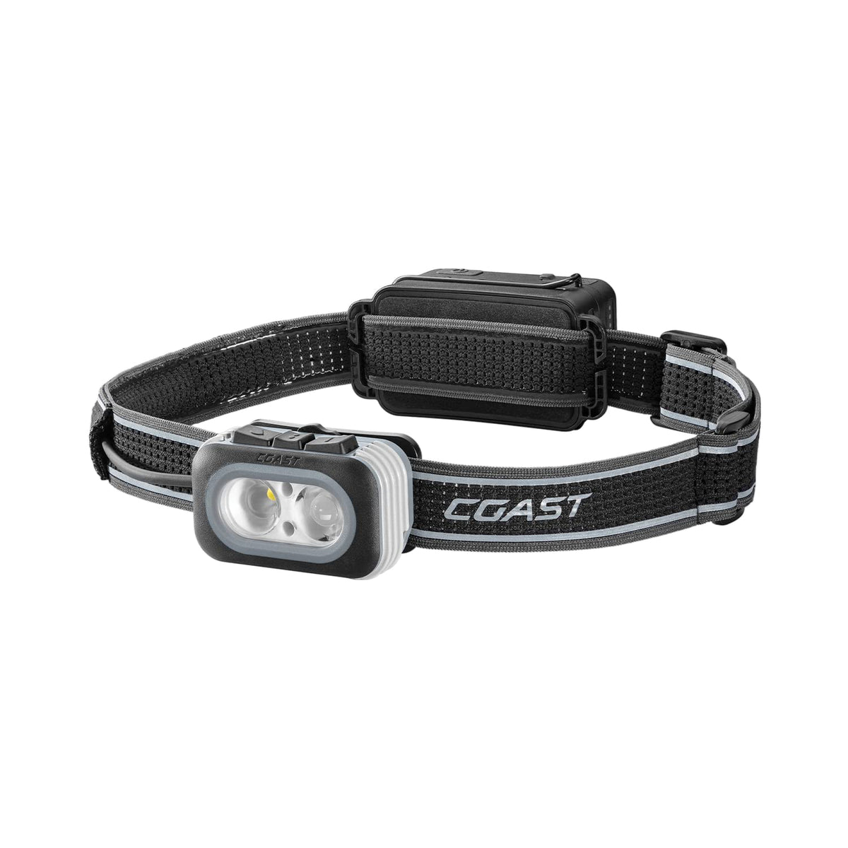 Coast RL20R 1000 lúmenes LED tricolor recargable con luces de inundación y punto, control de luz variable, enfoque fijo, ultra correa, modos rojo/verde