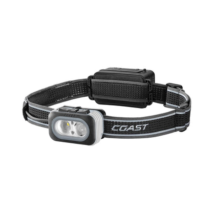 Coast RL20R 1000 lúmenes LED tricolor recargable con luces de inundación y punto, control de luz variable, enfoque fijo, ultra correa, modos rojo/verde