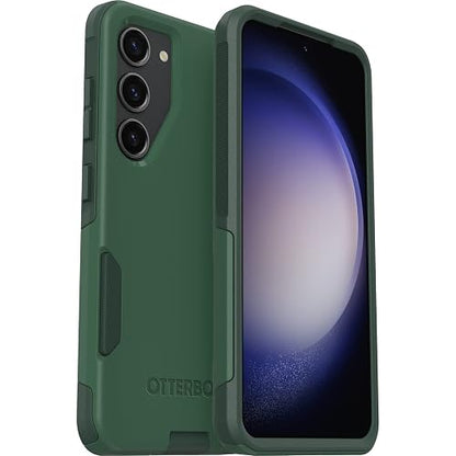 OtterBox - Funda para Galaxy S23 Commuter Series – Trees Company (Verde), Delgada y Resistente, Apta para el Bolsillo, con protección de Puerto