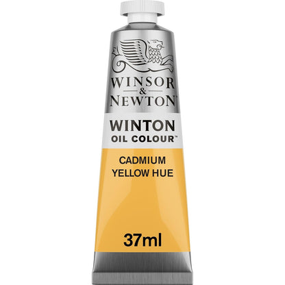 Winsor & Newton Winton Pintura al Óleo, Tubo de 37 ml, Dark Verdigris y Más Colores - Amarillo (Cadmium Yellow Hue)