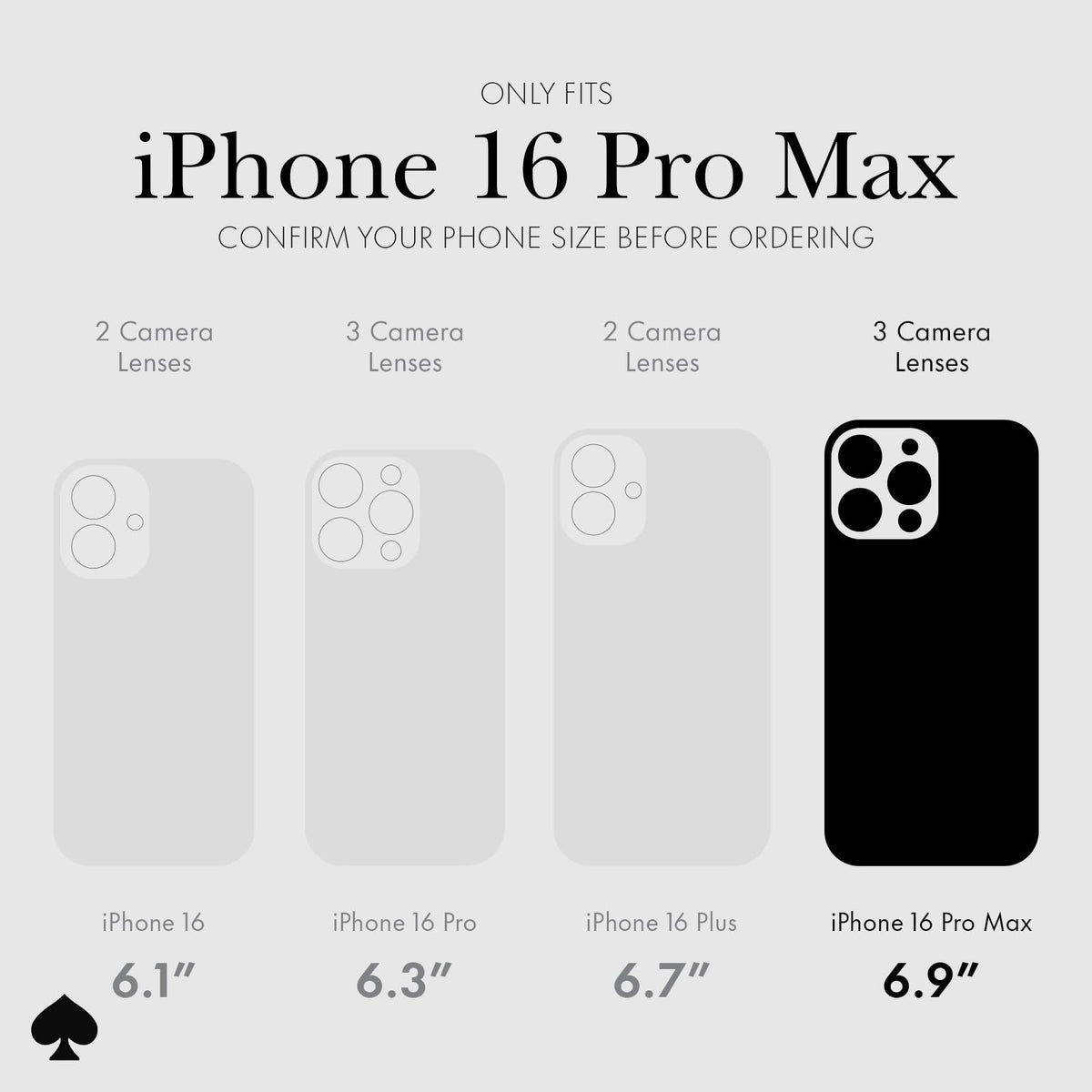 Kate Spade New York - Funda para iPhone 16 Pro MAX, diseño de Rayas de Coral Rosa