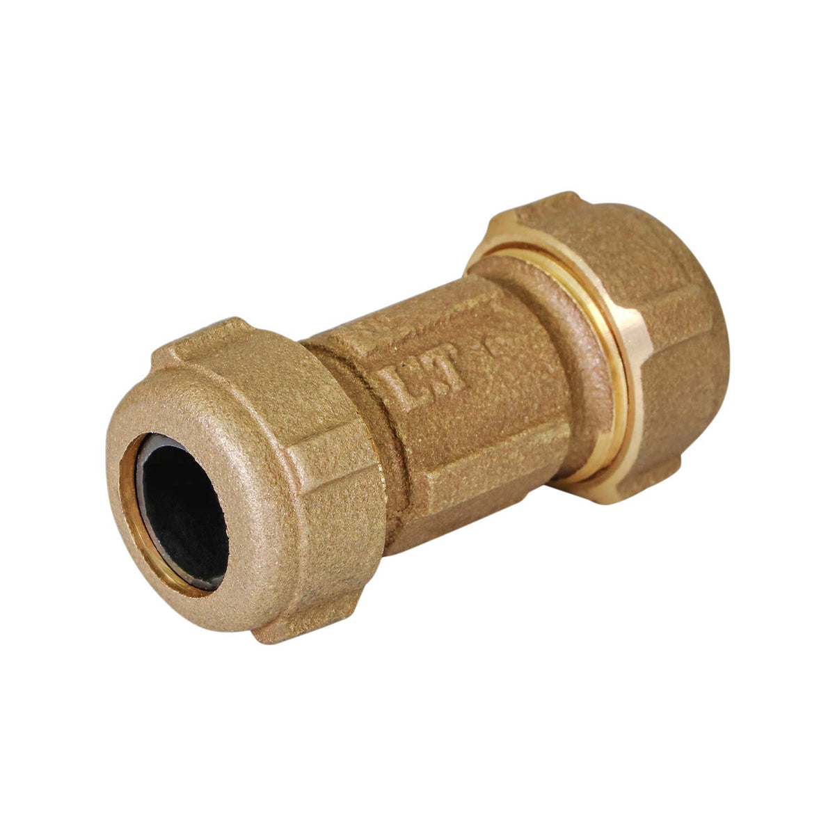 Midline Valve RSC2256 - Acoplamiento de compresión, con tuerca de embalaje, latón de 3/4 pulgadas Diámetro x 7,6 cm. Longitud