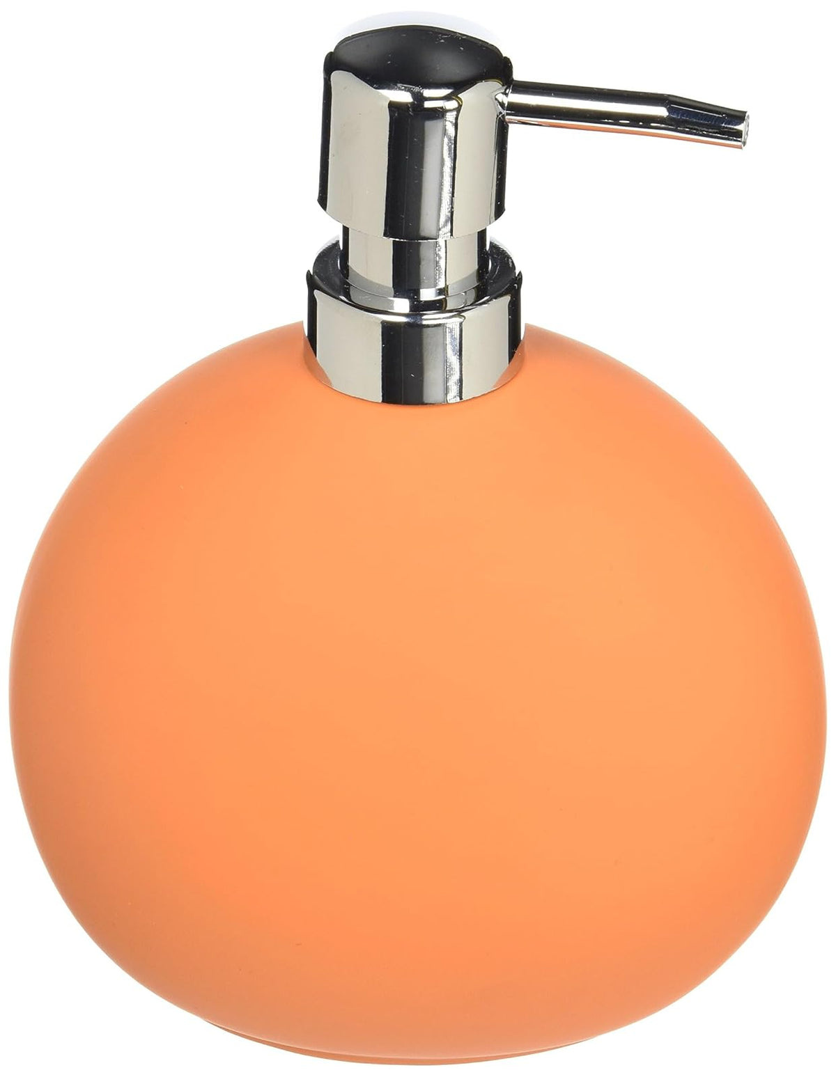 Wenko 3621113100 Dispensador de Jabon Liquido Modelo Carnival, Naranja