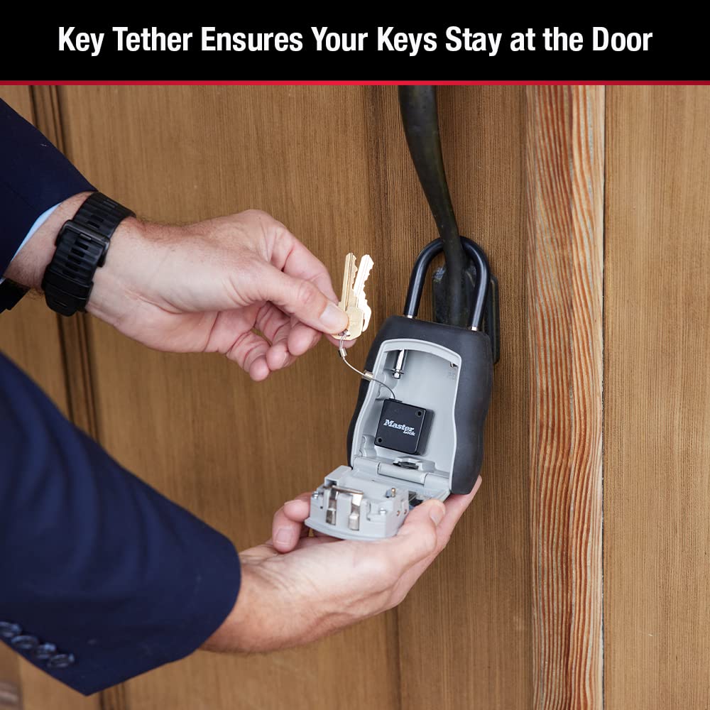 Master Lock 5490D - Caja de bloqueo retráctil