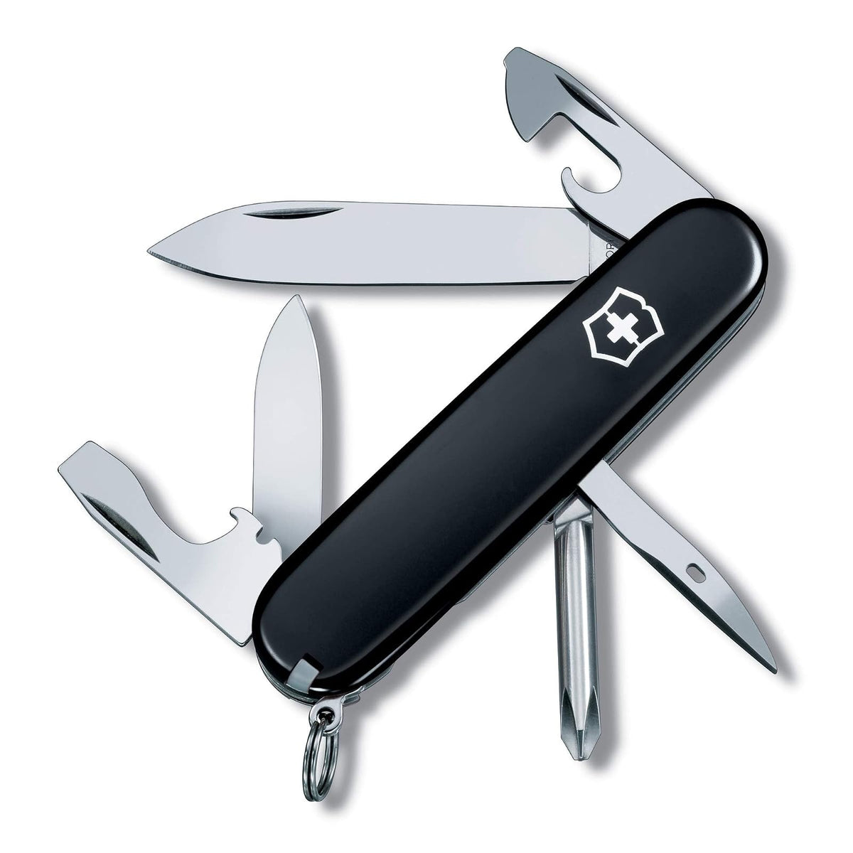Victorinox Swiss Army - Multiherramienta, Navaja de Bolsillo | Multiherramienta duradera de acero inoxidable cuenta con un destornillador Phillips, escariador y punzón para manualidades y