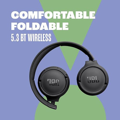 Audífono Inalámbrico Tipo Diadema JBL Tune 520BT, Respuesta de Frecuencia 20-20000Hz, Bluetooth 5.3. Color Negro.