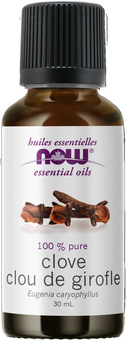 Now foods | Clove oil 30ml 1 oz | Aceite esencial de clavo 30ml 1 oz