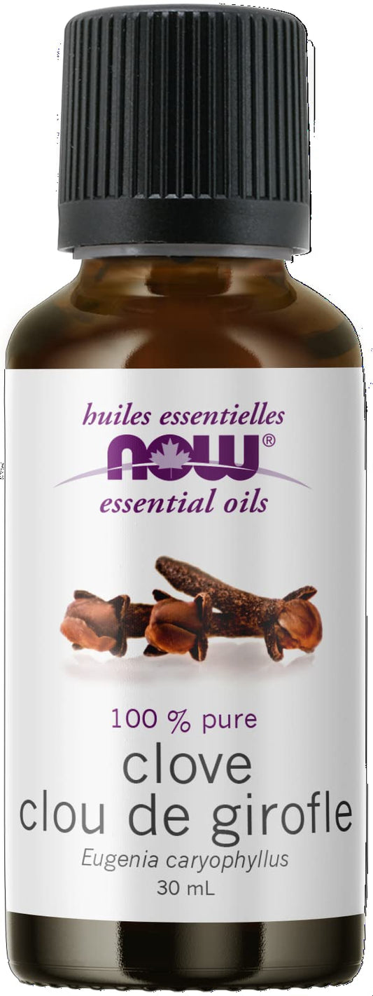 Now foods | Clove oil 30ml 1 oz | Aceite esencial de clavo 30ml 1 oz