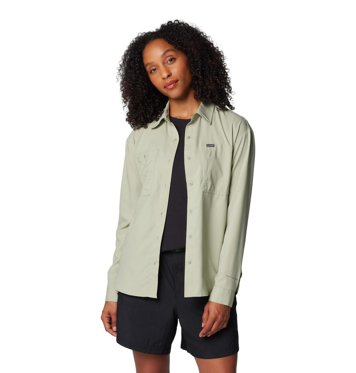 Columbia Silver Ridge Camisa Utility de Manga Larga Camisa de Senderismo para Mujer