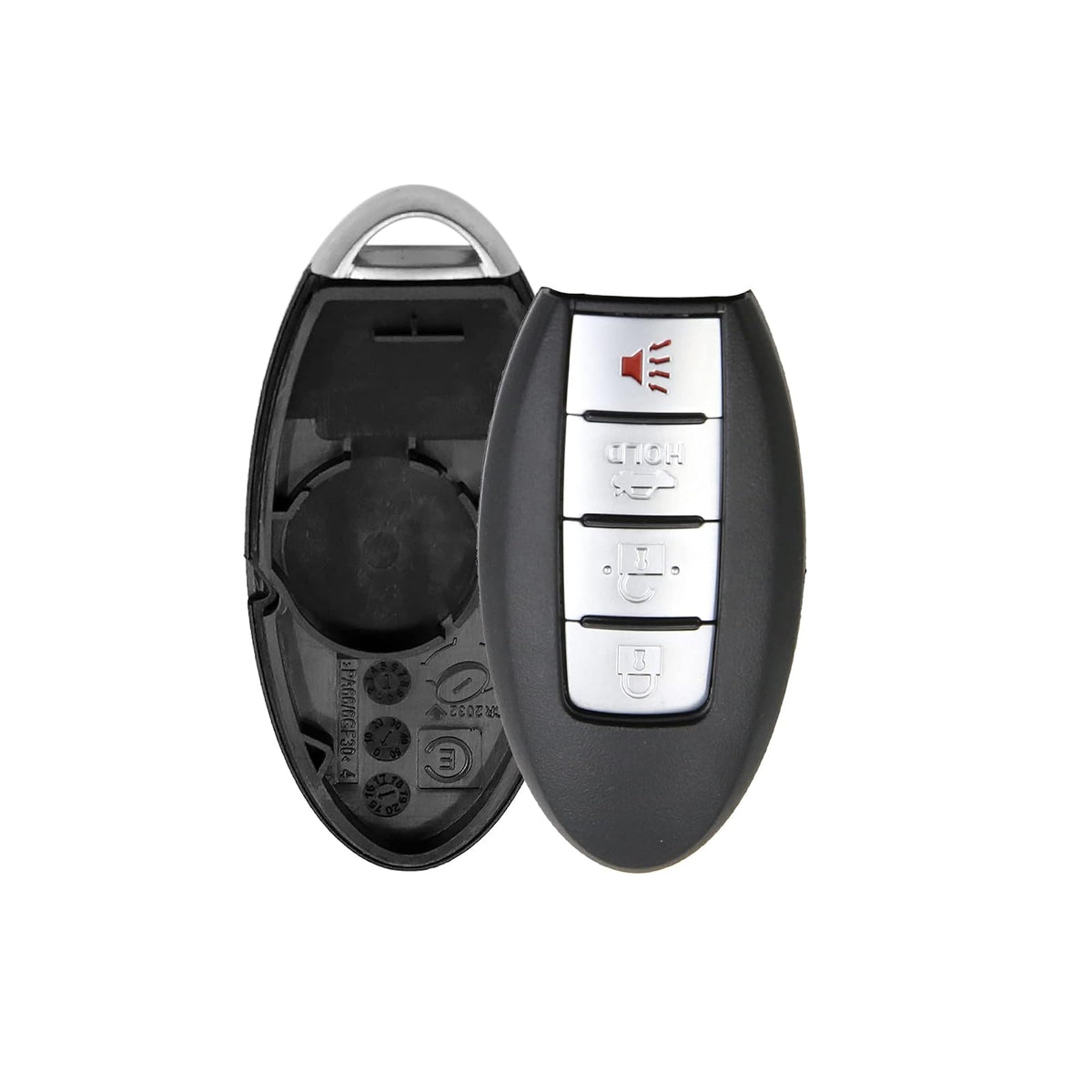 uxcell Carcasa de Repuesto para Llave de Mando a Distancia 4 Botones KR55WK48903 para Nissan Altima 2007-2012