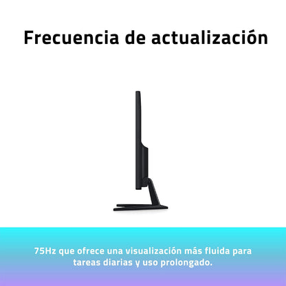 Monitor Hostech 19.5" HT-600 Panel Plano LED HD 75Hz 5ms 1xVGA + 1xHDMI + Vesa 100x100mm Negro