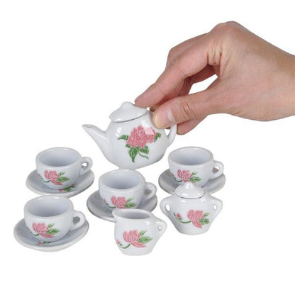 Rhode Island Novelty Toy Ceramic Tea Set, 13-Piece