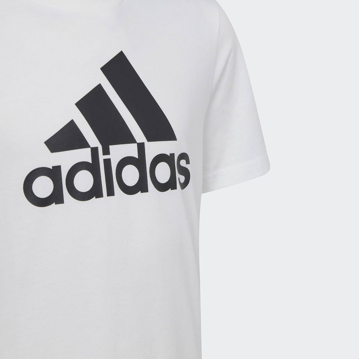 Adidas Camiseta Unisex de algodón Essentials Big Logo para niños (Manga Corta) (Paquete de 1)